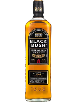 BUSHMILLS BLACK BUSH IRISH WHISKEY - 750ML                                                                                      