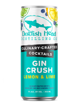 DOGFISH HEAD LEMON AND LIME GIN CRUSH - 200ML 4 CANS