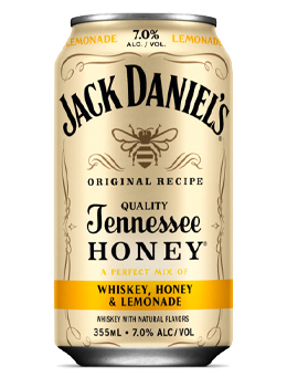 JACK DANIELS WHISKEY HONEY AND LEMONADE - 355ML 4 CANS