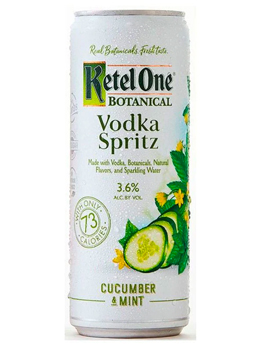 KETEL ONE BOTANICAL VODKA SPRITZ CUCUMBER AND MINT - 355ML 4 CANS