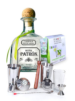 COCKTAIL MIX KIT WITH PATRON SILVER TEQUILA