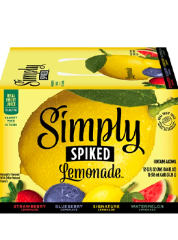 SIMPLY SPIKED HARD LEMONADE VARIETY PACK - 355ML 12 CANS
