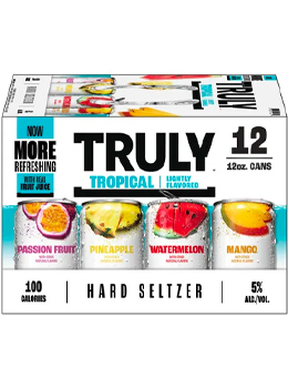 TRULY HARD SELTZER TROPICAL VARIETY PACK - 355ML 12 CANS