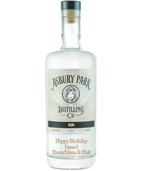 ASBURY PARK GIN - 750ML CUSTOM ENGRAVED