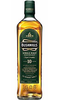 Bushmills 10 Year-Old Single Malt Whiskey