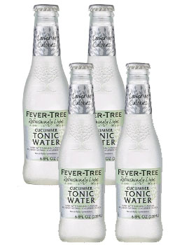 FEVER TREE CUCUMBER TONIC WATER - 200ML - 4 PACK                                                                                