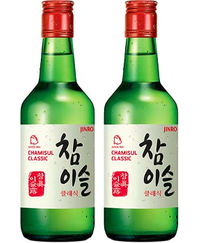 JINRO CHAMISUL CLASSIC RED LABEL - 375ML - 2 PACK                                                                               