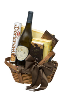 JUST BECAUSE WINE GIFT BASKET      