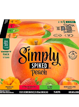 SIMPLY SPIKED PEACH VARIETY PACK - 
