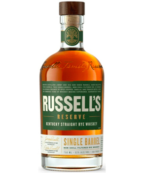 WILD TURKEY RUSSELL'S RESERVE RYE SINGLE BARREL - 750ML                                                                         