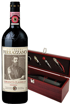 Verrazano Chianti Classico 2010 with Wine Accessory Gift Set