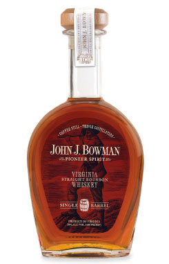 JOHN J. BOWMAN STRAIGHT BOURBON WHISKEY - 750ML