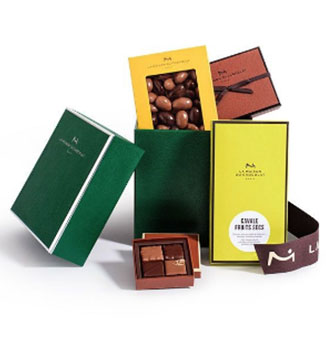 LA MAISON DU CHOCOLAT GREEN HATBOX 