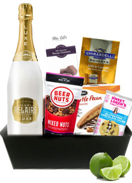 LUC BELAIRE LUXE CHAMPAGNE GIFT BASKET