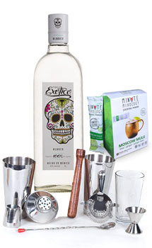 COCKTAIL MIX KIT WITH EXOTICO BLANCO TEQUILA                                                                                    
