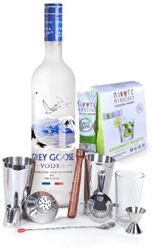 COCKTAIL MIX KIT WITH GREY GOOSE VODKA                                                                                          