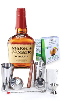 COCKTAIL MIX KIT WITH MAKER'S MARK BOURBON WHISKEY