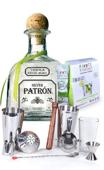 COCKTAIL MIX KIT WITH PATRON SILVER TEQUILA