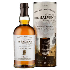 Balvenie Single Malt Scotch Whisky 12 Year Old Toasted American Oak