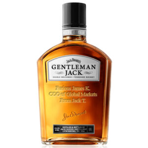 Jack Daniel's Gentleman Jack Tennessee Whiskey AIR FORCE Seal Custom Engraved