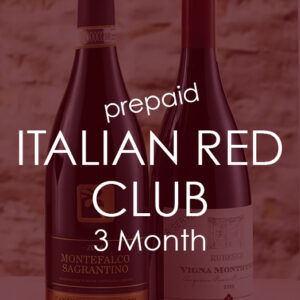 Monthly Club Italian Red Subscription - 3 Month