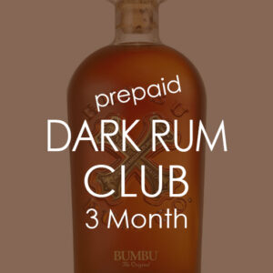 Monthly Club Dark Rum Subscription - 3 Month