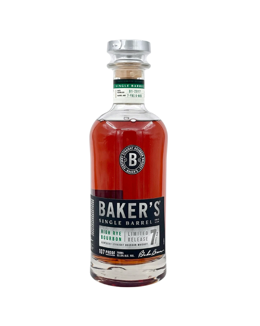 Baker's Bourbon 7 Year Old Kentucky Straight High Rye Bourbon