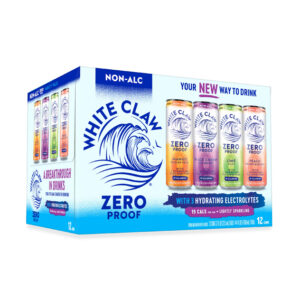 White Claw Zero Proof Non Alcoholic Variety Pack #1 (12 Pack)