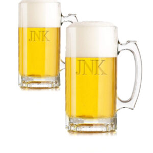 Engravable Beer Mug, Set of 2