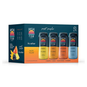 High Rise 5MG Variety Seltzer Soda Cans RTD (8 Pack)