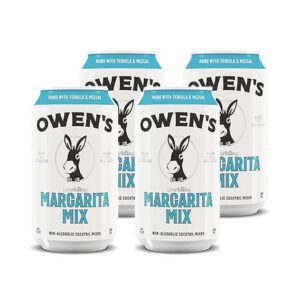 Owen's Craft Mixers Non Alcoholic Margarita Mix Cans (4 Pack)