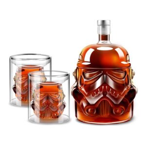 Stormtrooper Whiskey Decanter with 2 Glasses