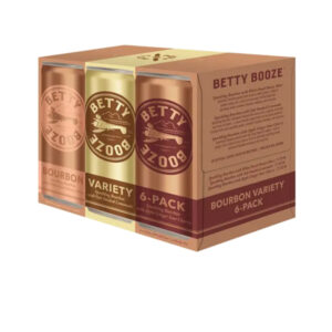 Betty Booze Sparkling Bourbon Variety Pack (6 Pack)